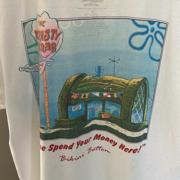 Spongebob Krusty Krab Hot Topic Tshirt M - Picture 6 of 8